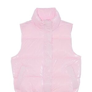 Pink High shine marshmallow Puffer Vest by pink Victoria’s Secret xxl nwt!